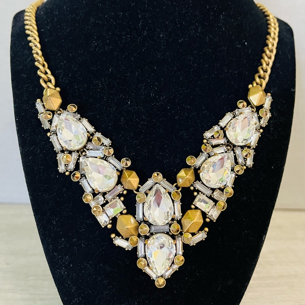 Stella & Dot Zora Crystal Statement Necklace